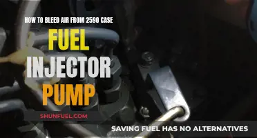 Bleeding Air from a 2590 Case Fuel Injector Pump: A Guide