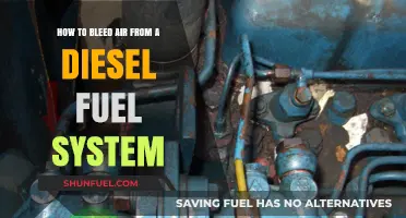Bleeding Air from Diesel Fuel System: Step-by-Step Guide