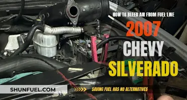 Bleed Air from Fuel Line: Chevy Silverado 2007 Guide