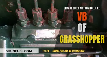 Bleeding Air from Grasshopper722's Fuel Line VB: A Guide