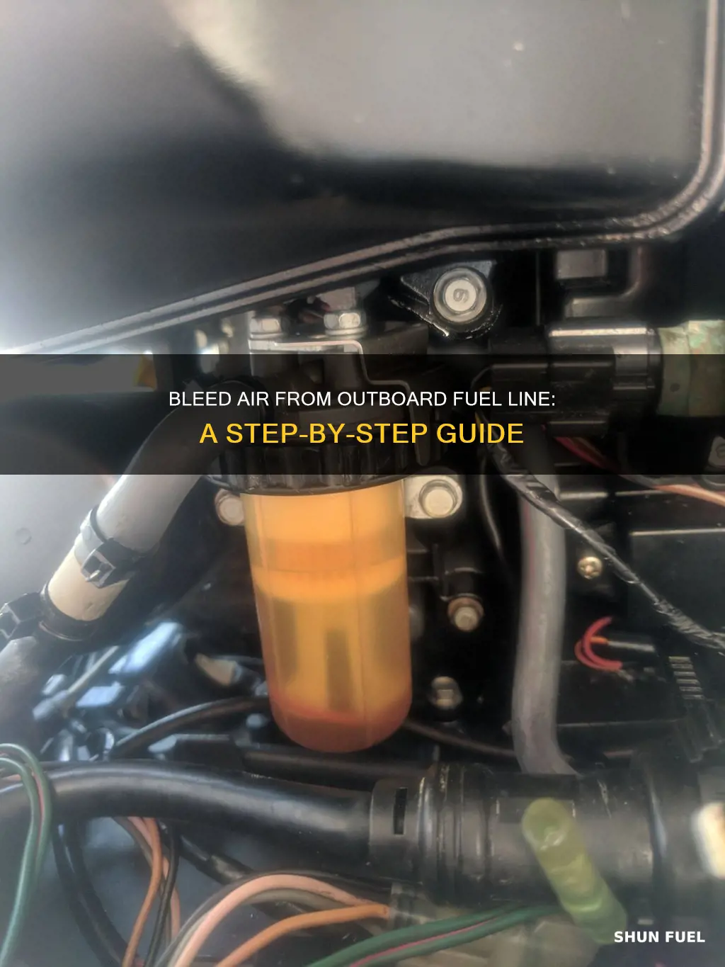 how to bleed air from outboard fuel line