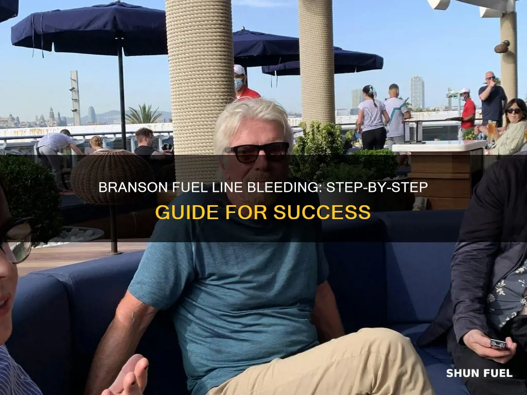 how to bleed branson fuel lines