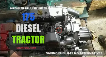 Bleeding Diesel Fuel Lines: A Guide for 175 Diesel Tractors