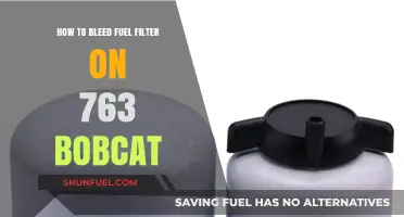 Bleeding Your 763 Bobcat Fuel Filter: Step-by-Step Guide