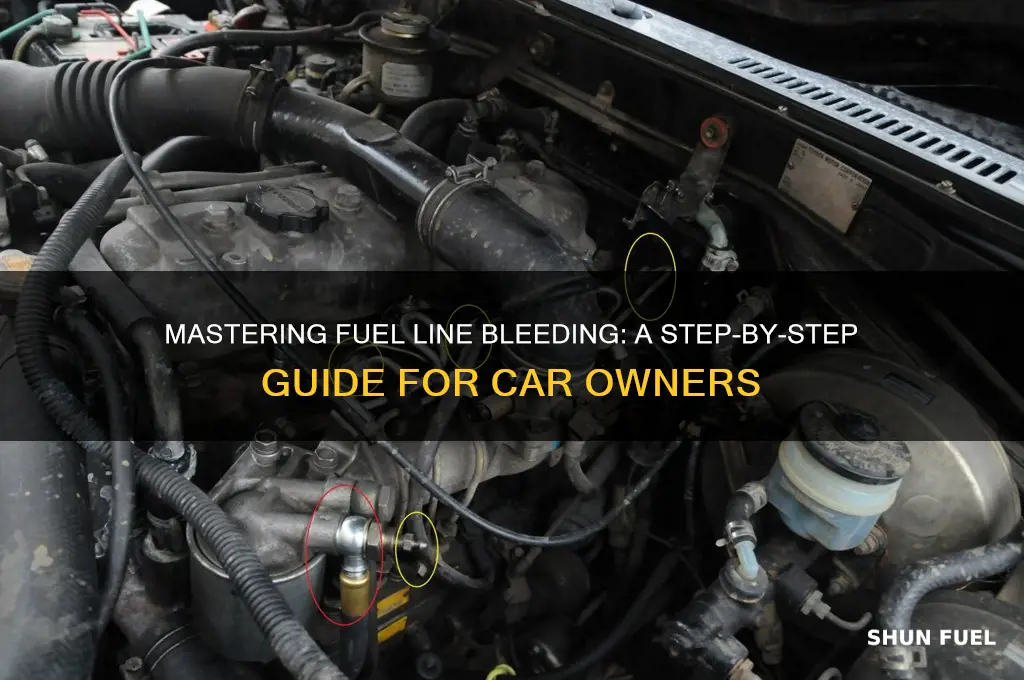 how to bleed fuel line in car