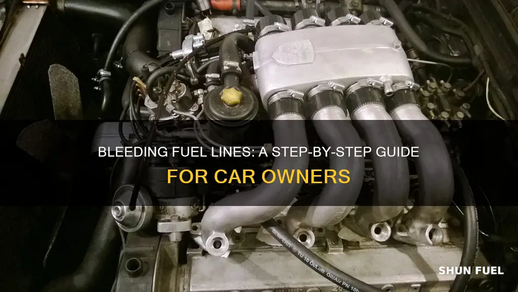 how to bleed fuel line in car