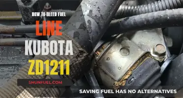 Bleed Fuel Line on Kubota ZD1211: A Step-by-Step Guide