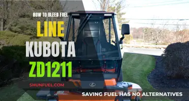 Bleeding the Kubota ZD1211 Fuel Line: Step-by-Step Guide