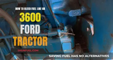 Bleeding Fuel Lines: A Step-by-Step Guide for Your Ford 3600 Tractor