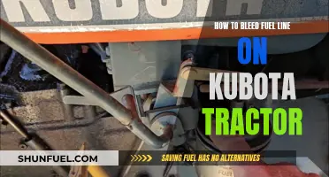 Mastering Fuel Line Bleed: A Guide to Kubota Tractors