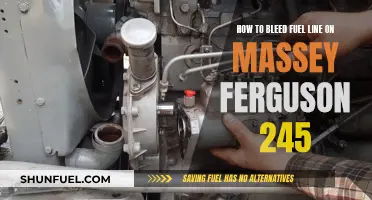 Bleed Massey Ferguson 245 Fuel Line: A Step-by-Step Guide