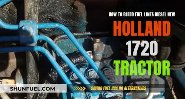 Fuel Line Bleed: A Step-by-Step Guide for New Holland 1720 Tractors