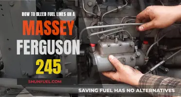 Bleed Massey Ferguson 245 Fuel Lines: A Step-by-Step Guide