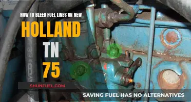Bleeding Fuel Lines: New Holland TN 75 Guide