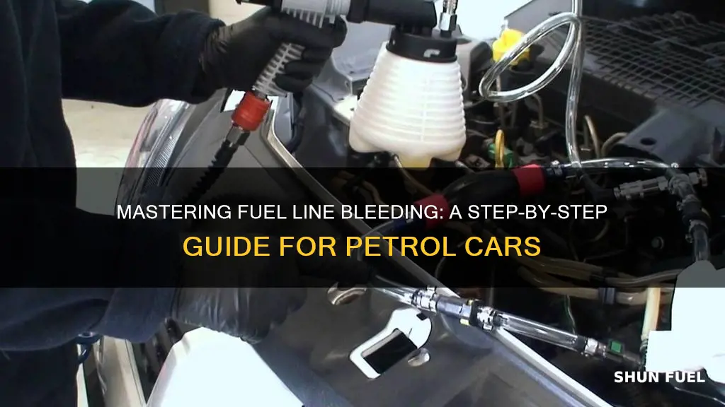 how to bleed fuel lines petrol