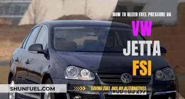 Bleed Fuel Pressure in Your '06 VW Jetta FSI