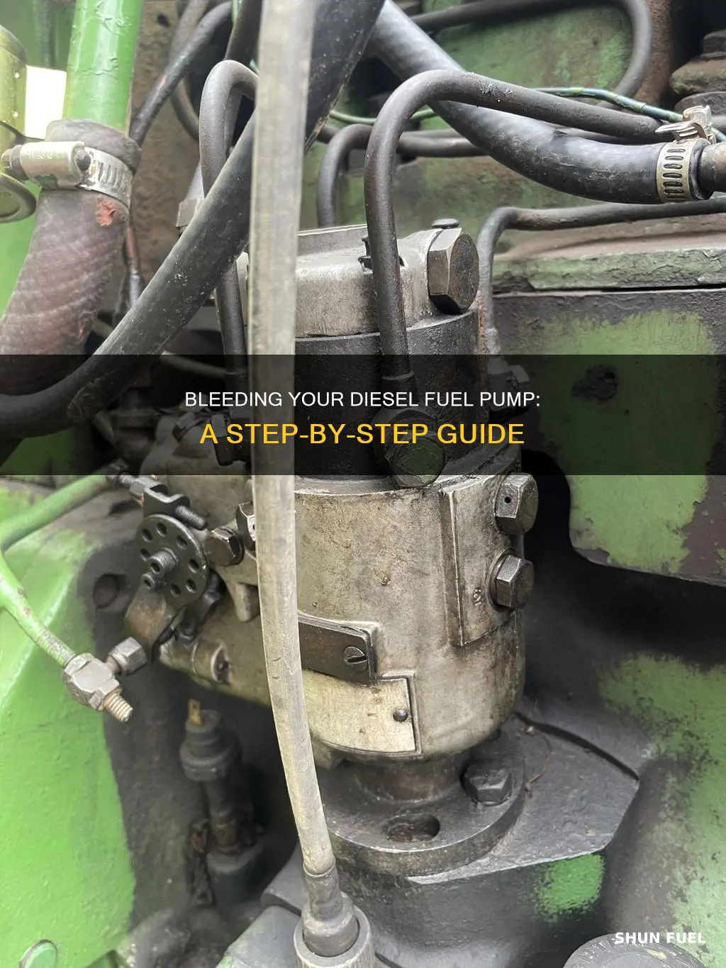 how to bleed fuel pump diesel