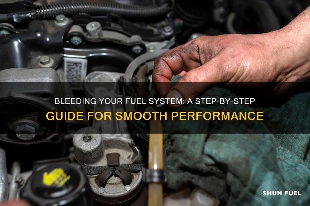 how to bleed fuel system