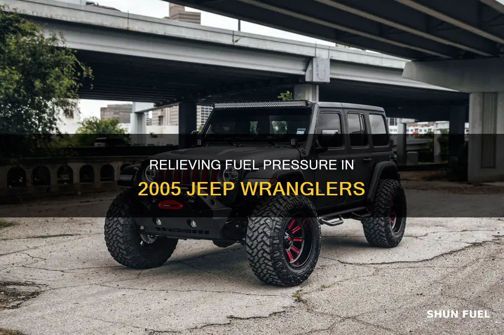 how to bleed off fuel pressure 2005 jeep wrangler