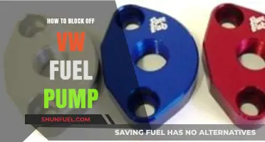 Step-by-Step Guide: Safely Blocking Off Your VW Fuel Pump
