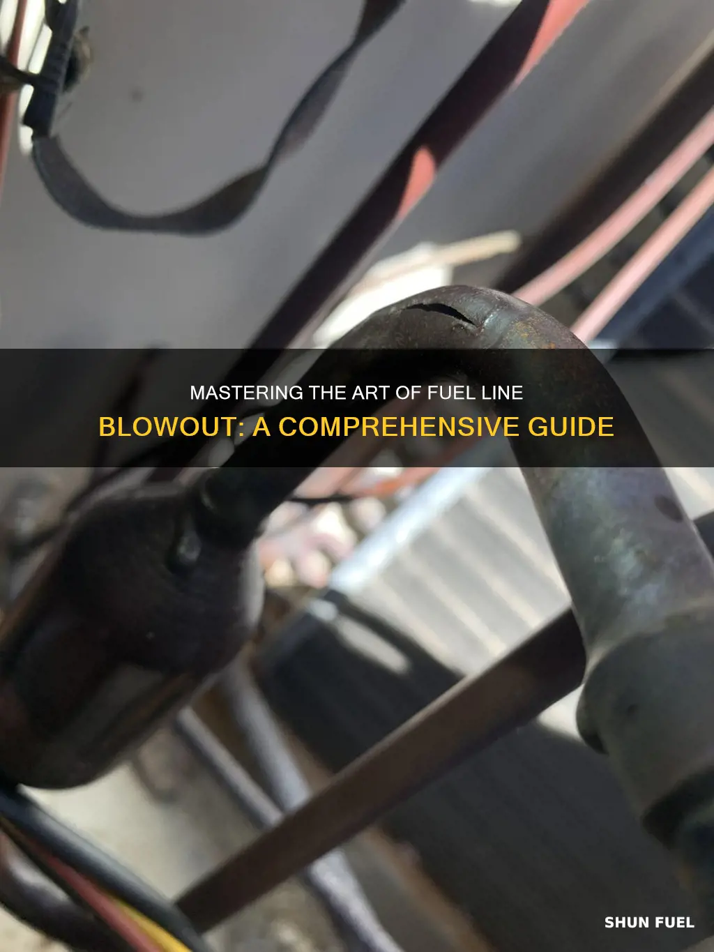 how to blow out fuel lines