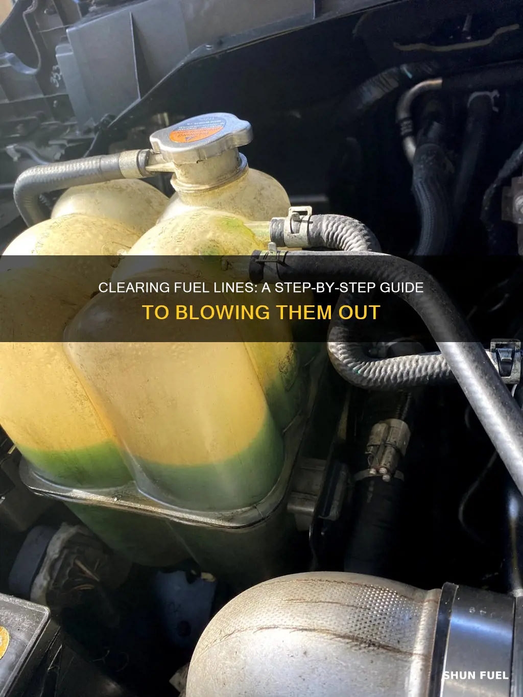 how to blow out fuel lines