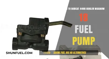 Bobcat 440B Kohler Magnum 18 Fuel Pump Repair Guide