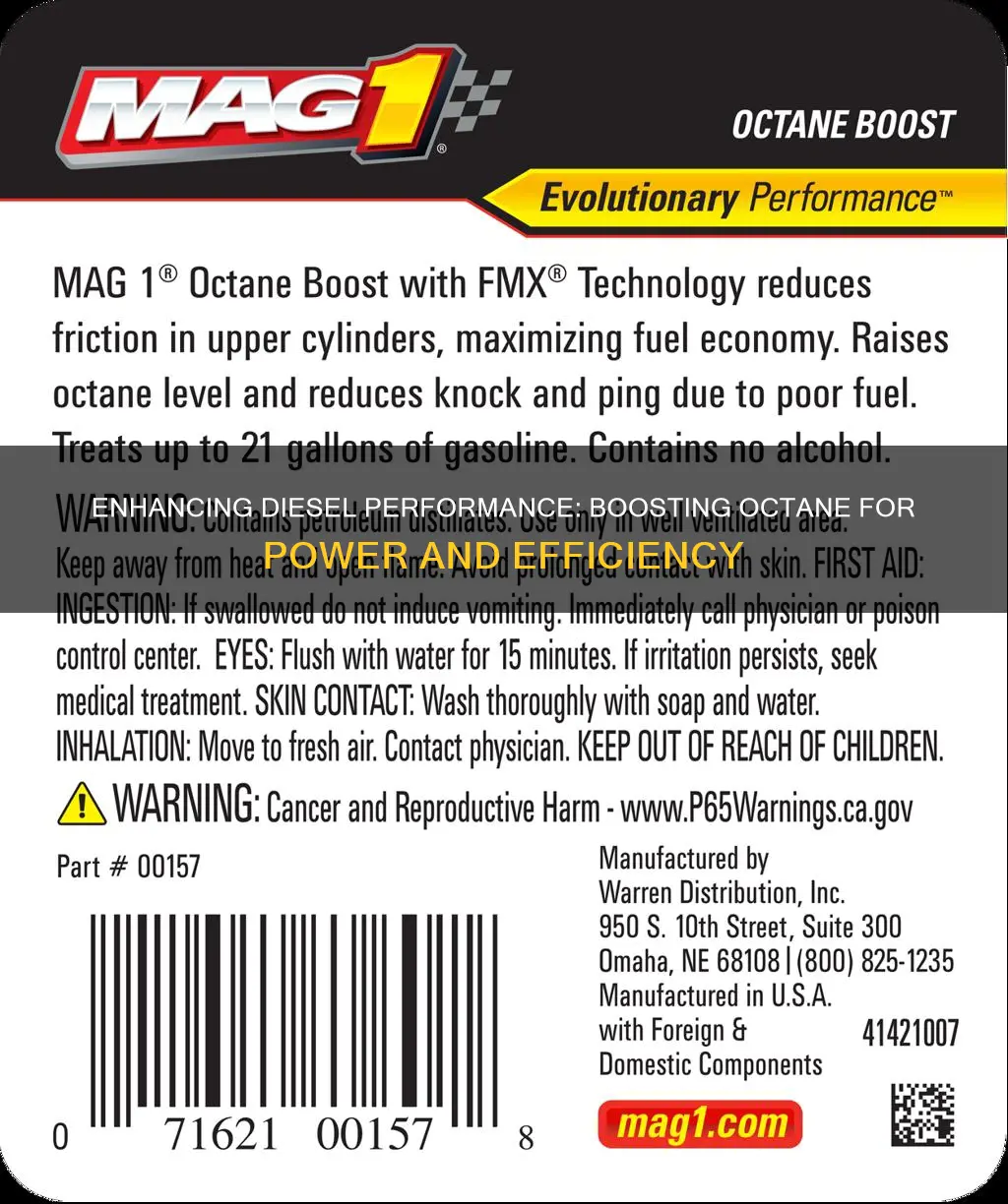 how to boost diesel fuel octane