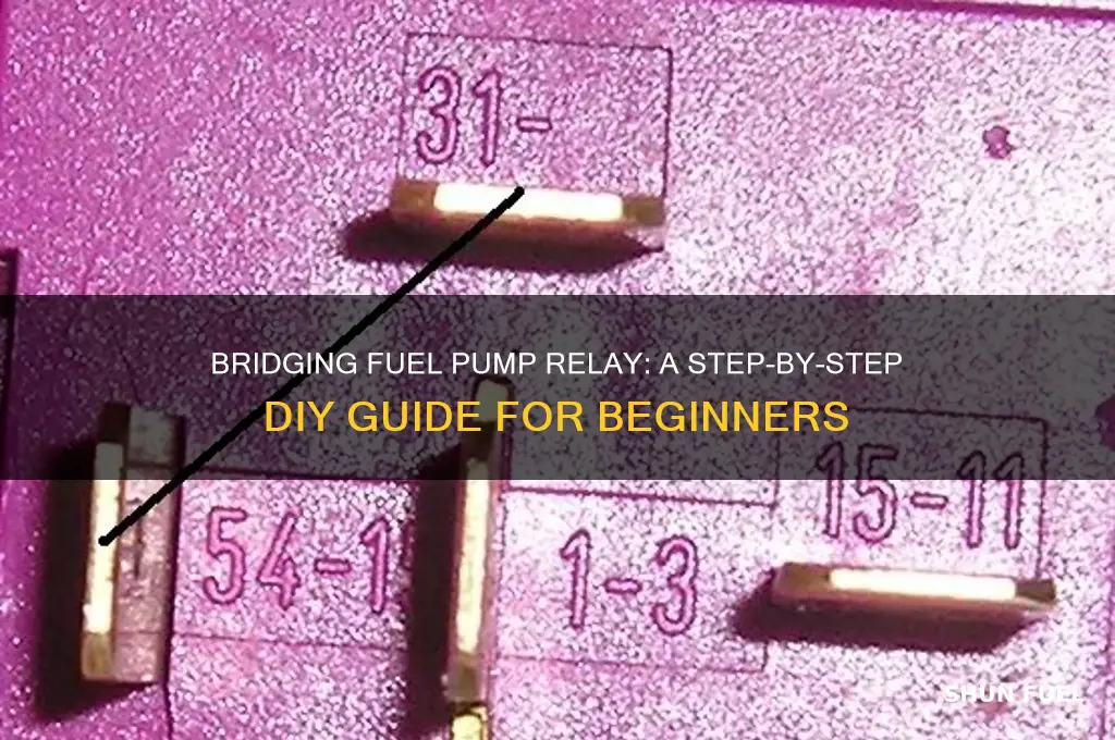 how to bridge fuel pump relay