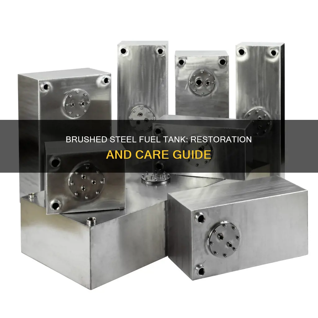 how to brushed steel fuel tank