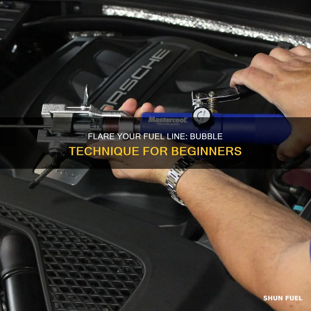 how to bubble flare a fuel line