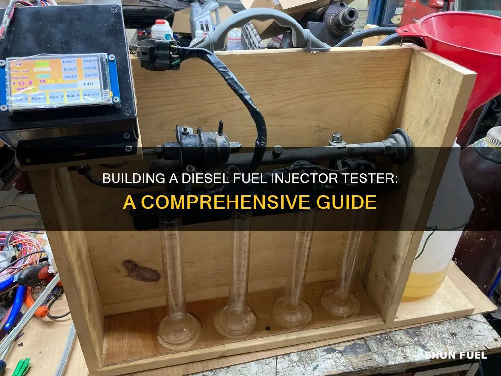 how to build a diesel fuel injector tester
