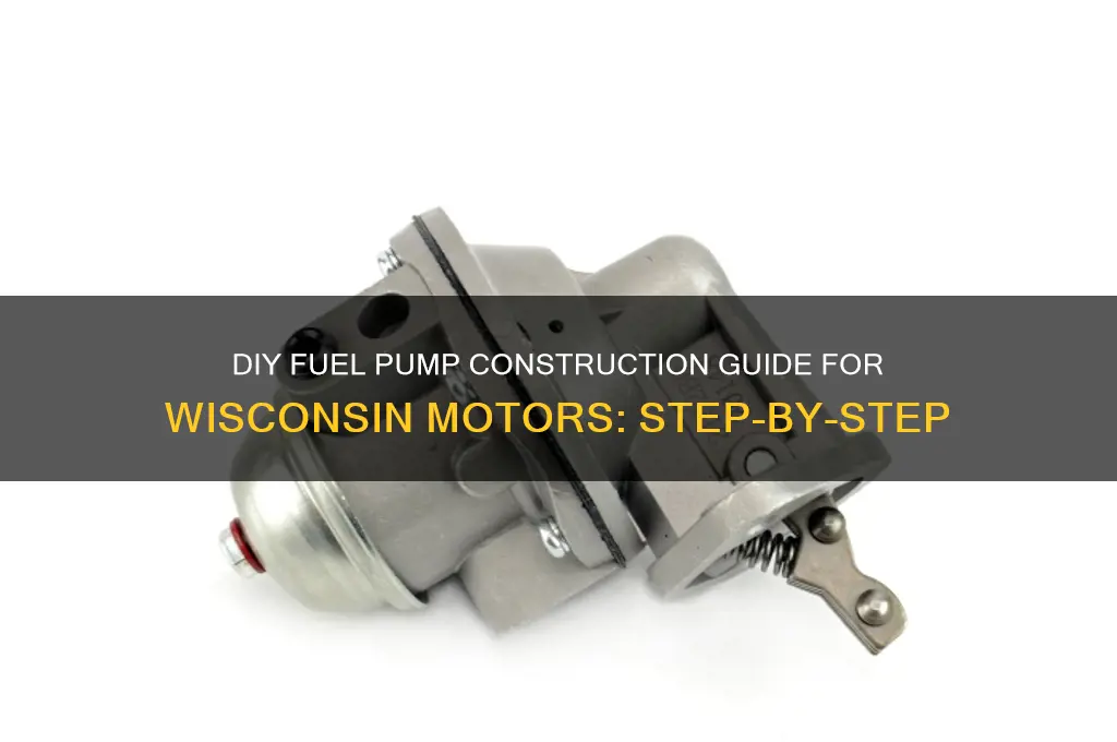 how to build a fuel pump for a wisconsin motor