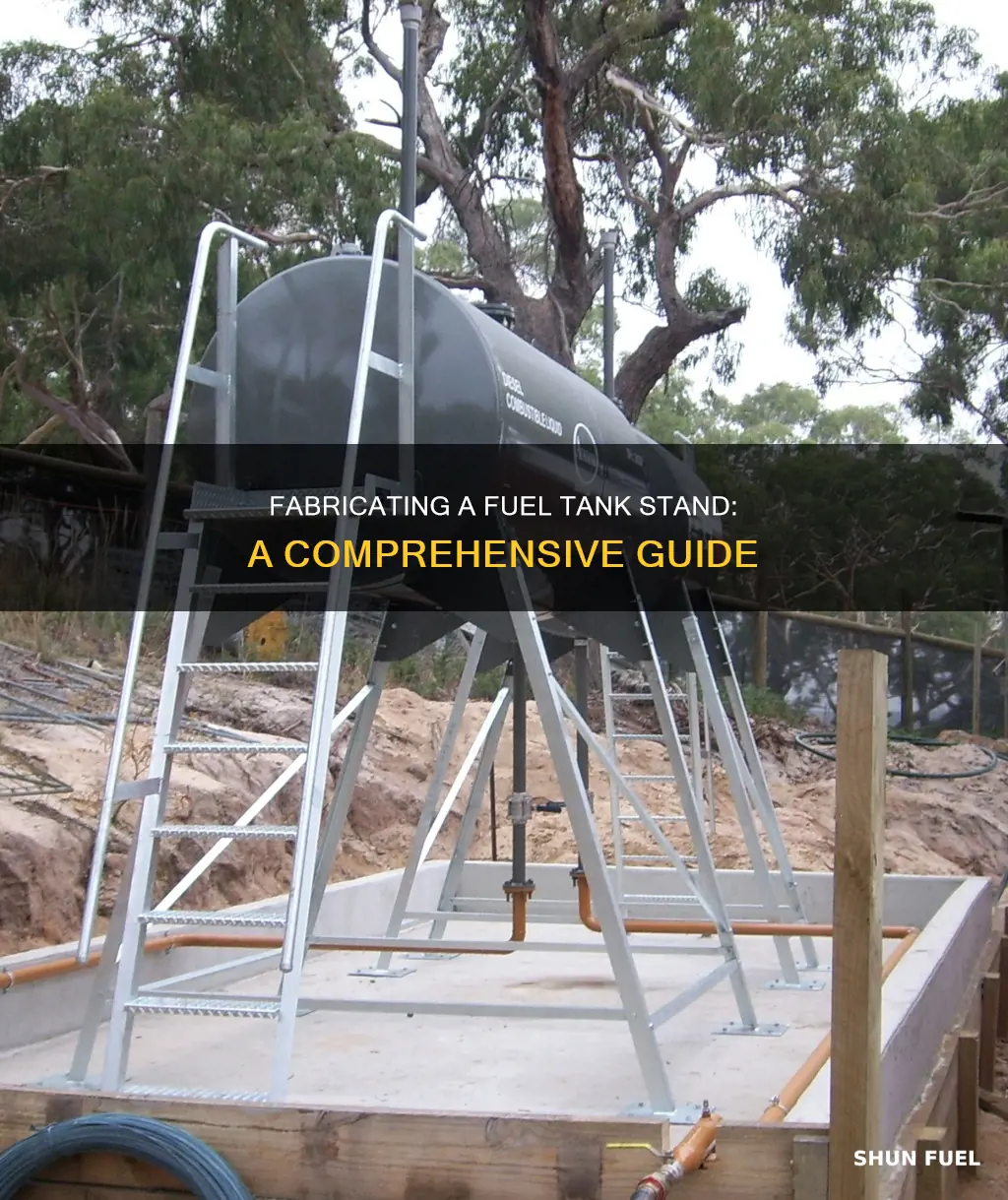 how to build a fuel tank stand