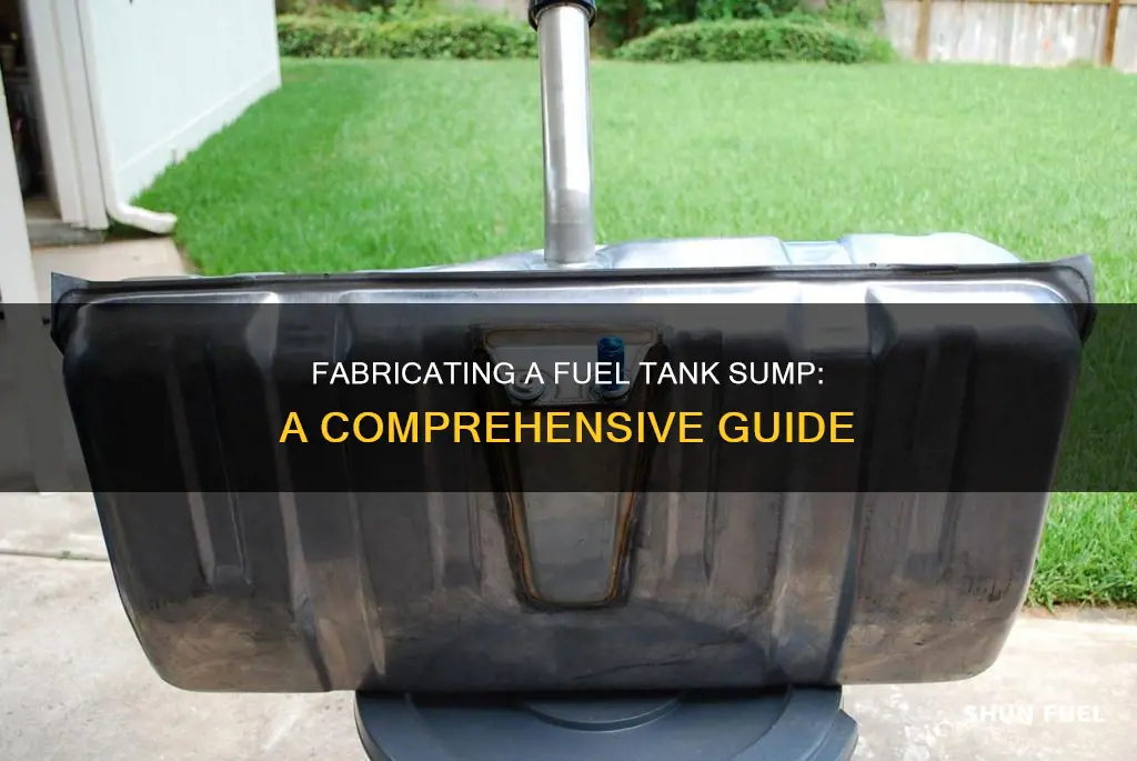 how to build a fuel tank sump