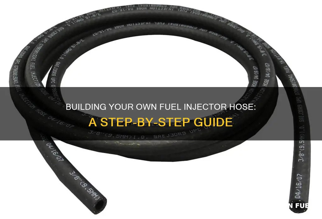 how to build fuel injector hose