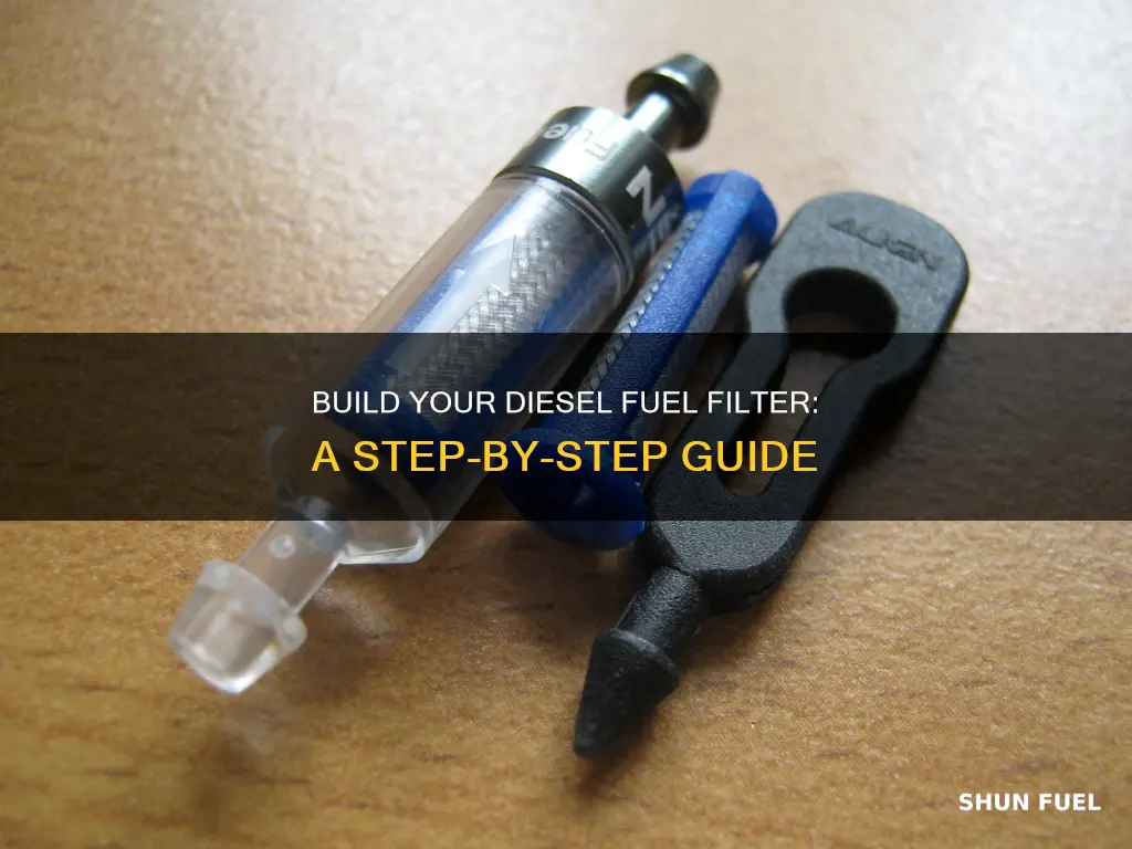 how to build my own diesel fuel transfer filter system