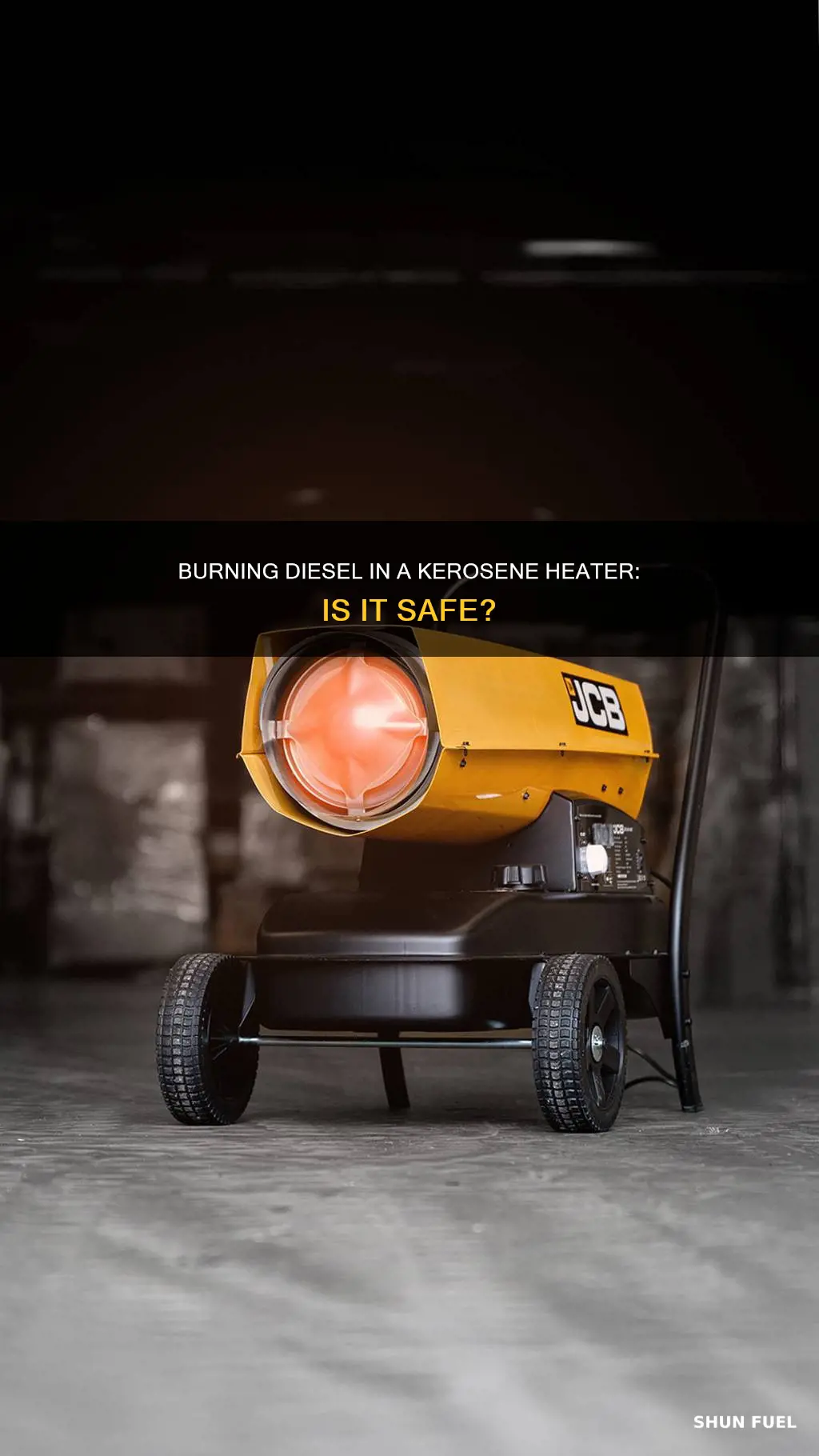 how to burn diesel fuel in a kerosene heater
