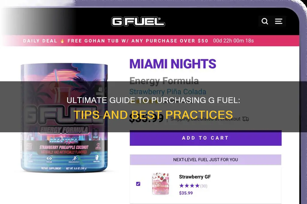 how to buy g fuel