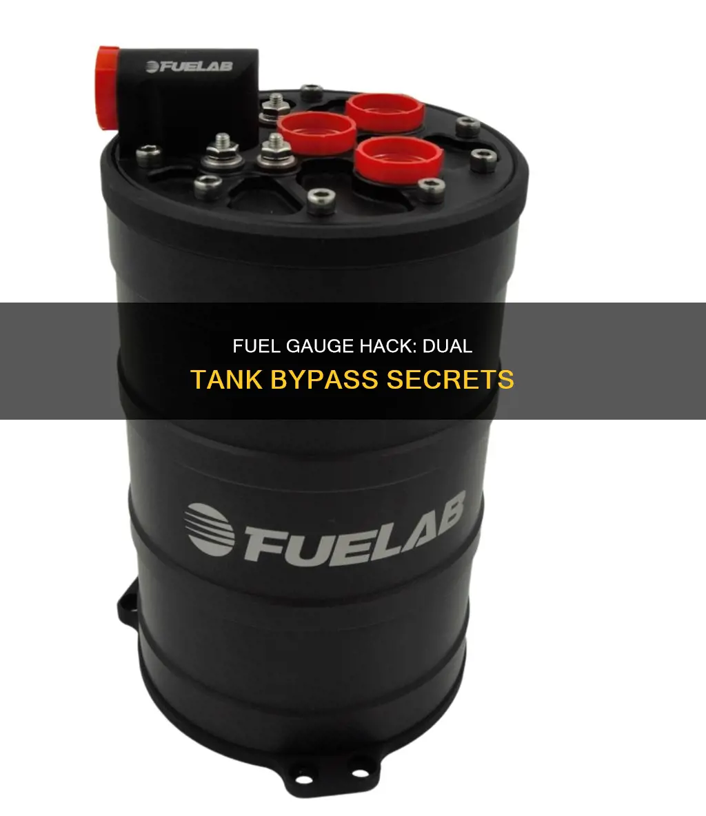 how to by pass a dual tank fuel gauge