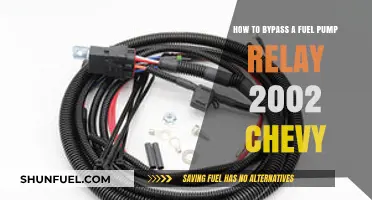 Bypassing Fuel Pump Relay in 2002 Chevy: Step-by-Step Guide