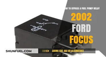 Bypassing Fuel Pump Relay in a 2002 Ford Focus: A DIY Guide