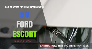 Bypassing Fuel Pump Inertia Switch in a 1998 Ford Escort