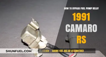 Bypassing Fuel Pump Relay in a 1991 Camaro RS: A Guide