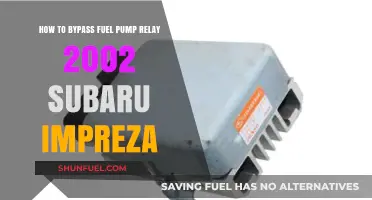 Bypassing Fuel Pump Relay in a 2002 Subaru Impreza: A Guide