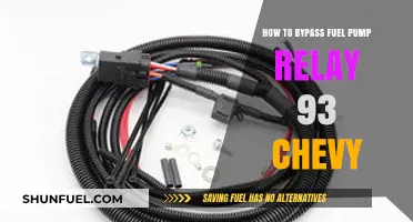 Bypassing Fuel Pump Relay in a 1993 Chevy: Step-by-Step Guide