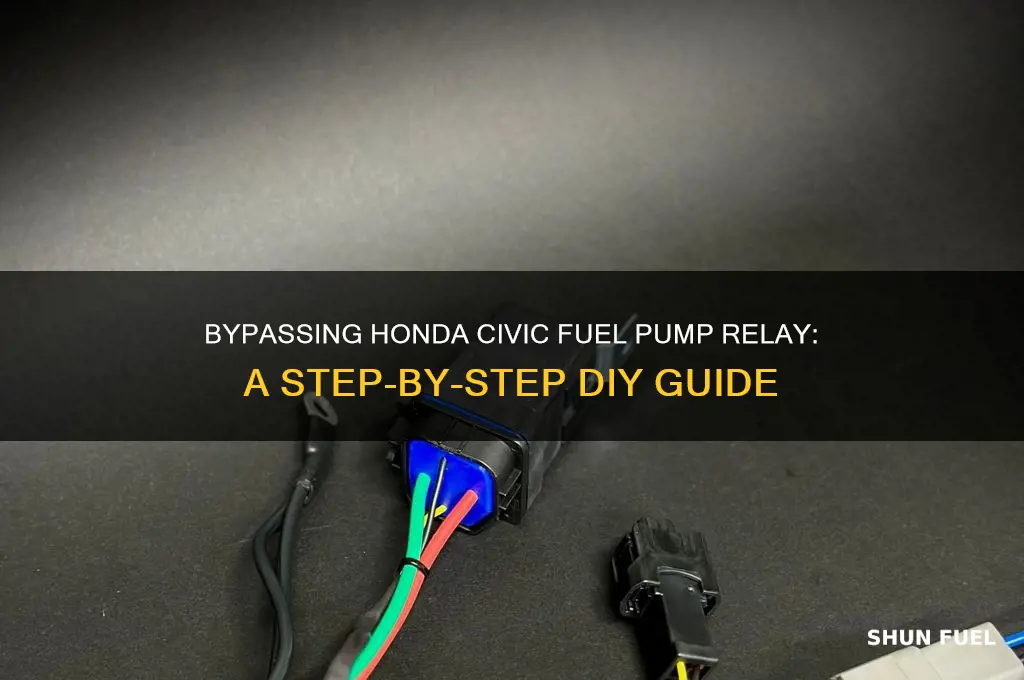 how to bypass fuel pump relay on a honda civic