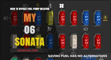 Bypassing the Fuel Pump Relay on a 2006 Hyundai Sonata: A Step-by-Step Guide