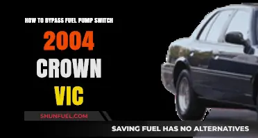 Bypassing the Fuel Pump Switch in a 2004 Crown Victoria