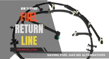 Bypassing Fuel Return Line: A Comprehensive Guide